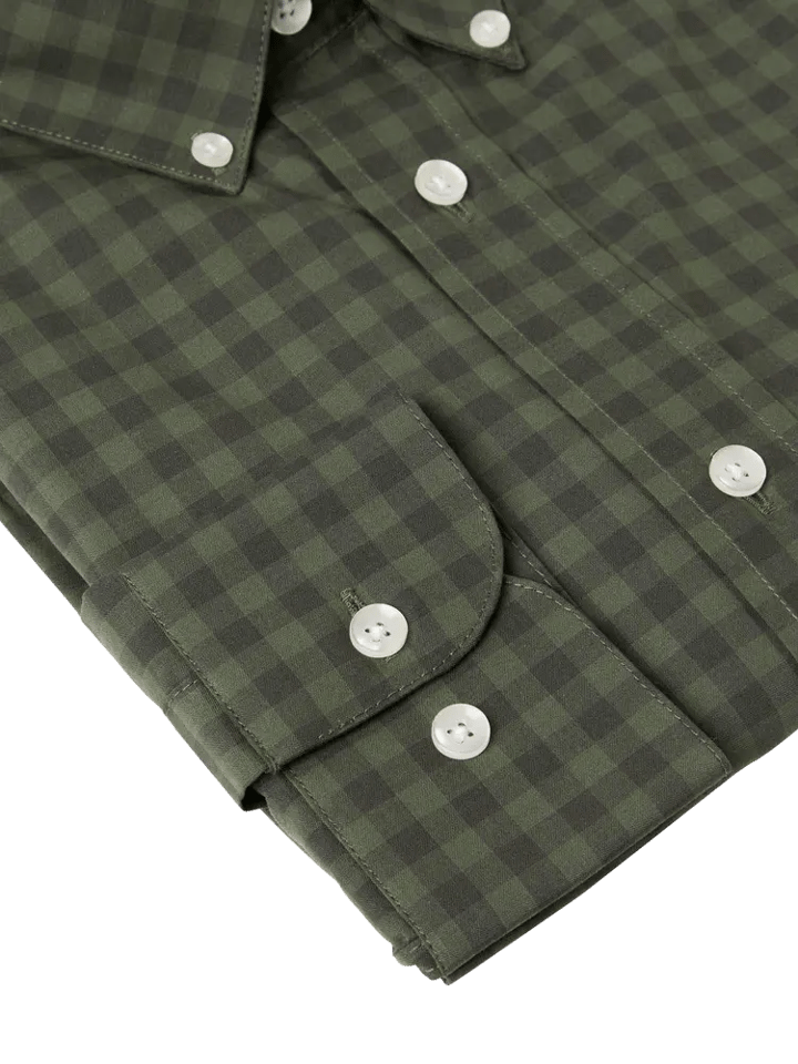 Chevalier Men's Betley Regular Fit Shirt Glade Green Checked Chevalier