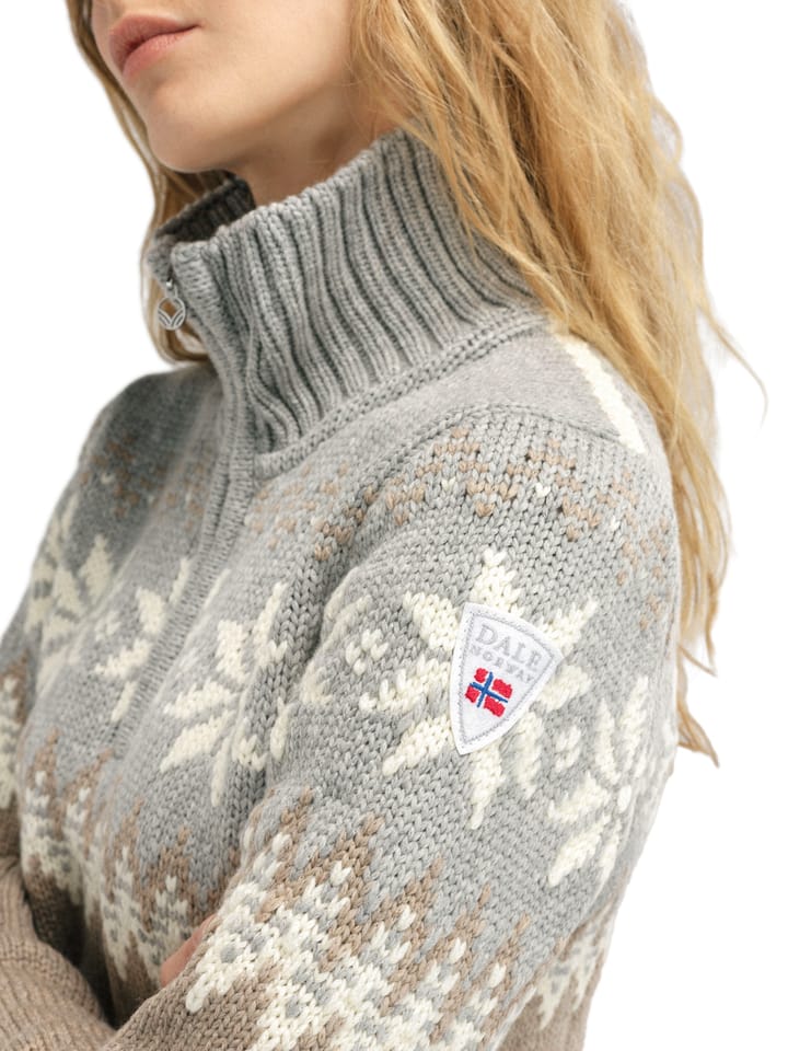 Dale of Norway Women's Myking Sweater Mountain Stone/Offwhite Dale of Norway