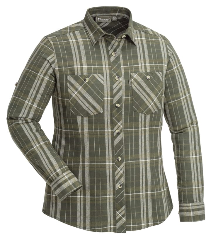 Pinewood Women's Felicia Shirt Olive/Light Khaki Pinewood Pinewood Women's Felicia Shirt Olive/Light Khaki Pinewood