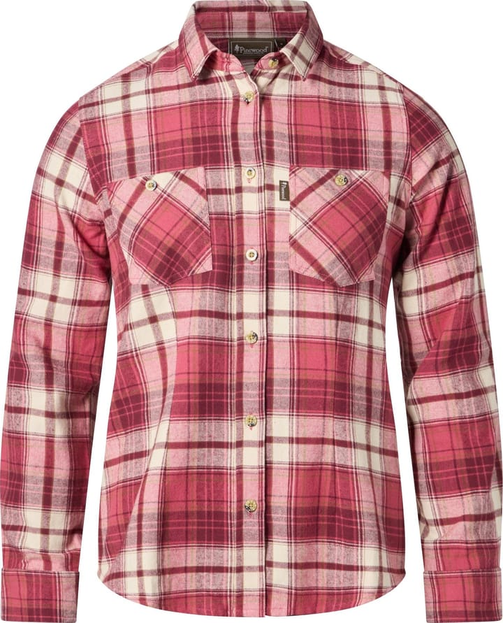 Pinewood Women's Felicia Shirt Cherrypink/offwhite Pinewood