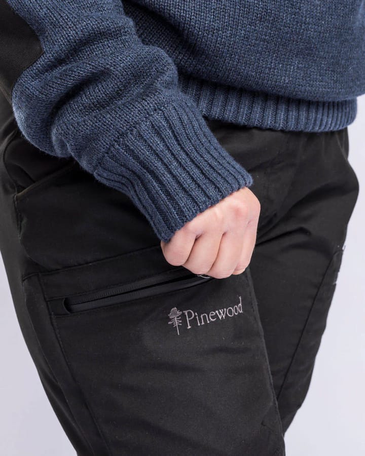 Pinewood Women's Hurricane Sweater Dark Navy Mel Pinewood