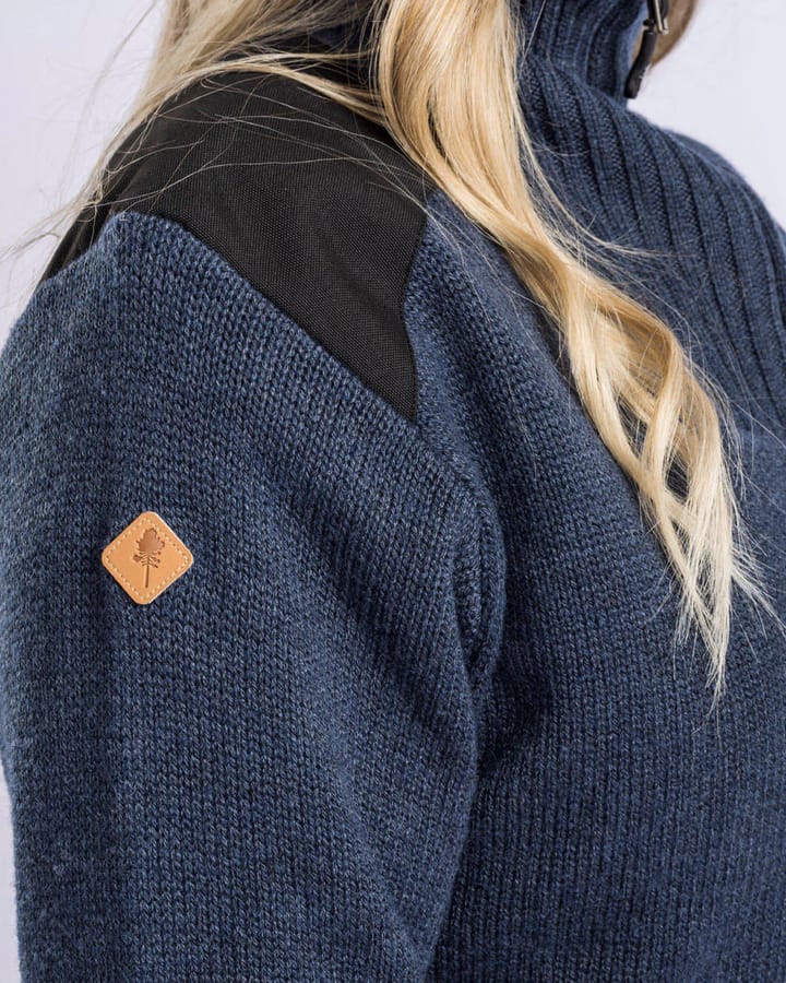 Pinewood Women's Hurricane Sweater Dark Navy Mel Pinewood