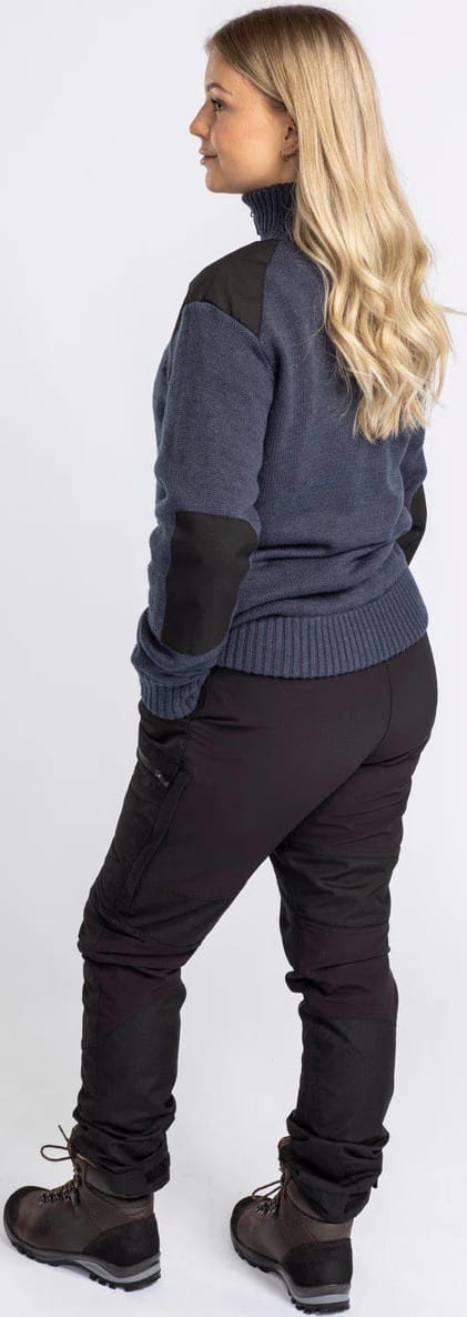 Pinewood Women's Hurricane Sweater Dark Navy Mel Pinewood