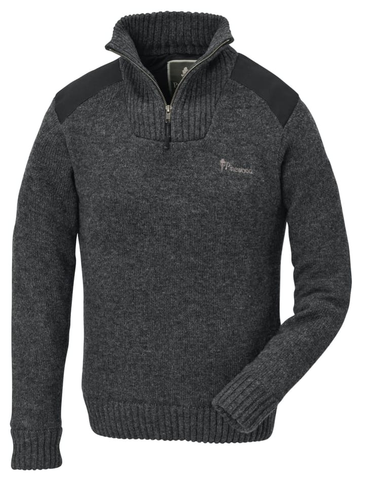 Pinewood Women's Hurricane Sweater Dark Grey Melange Pinewood Pinewood Women's Hurricane Sweater Dark Grey Melange Pinewood