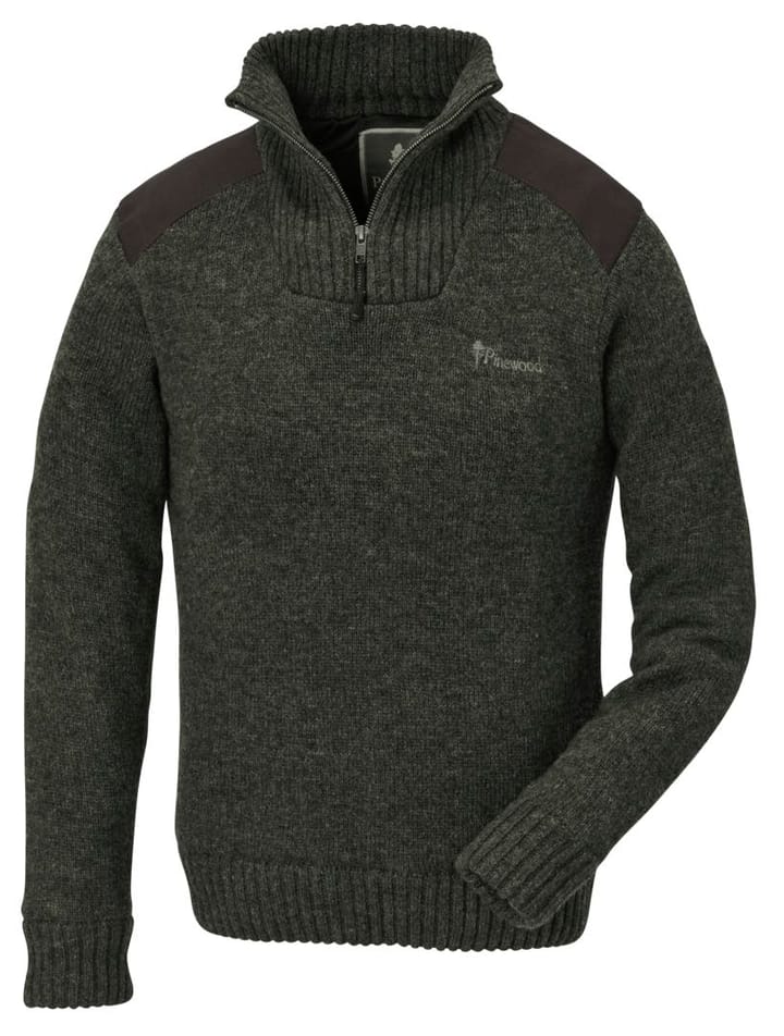 Pinewood Women's Hurricane Sweater Dark Green Melange Pinewood Pinewood Women's Hurricane Sweater Dark Green Melange Pinewood