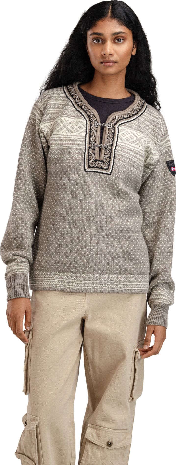 Dale of Norway Unisex Setesdal Sweater Norweigan Wool Vanilla Sugar/Natural White Dale of Norway