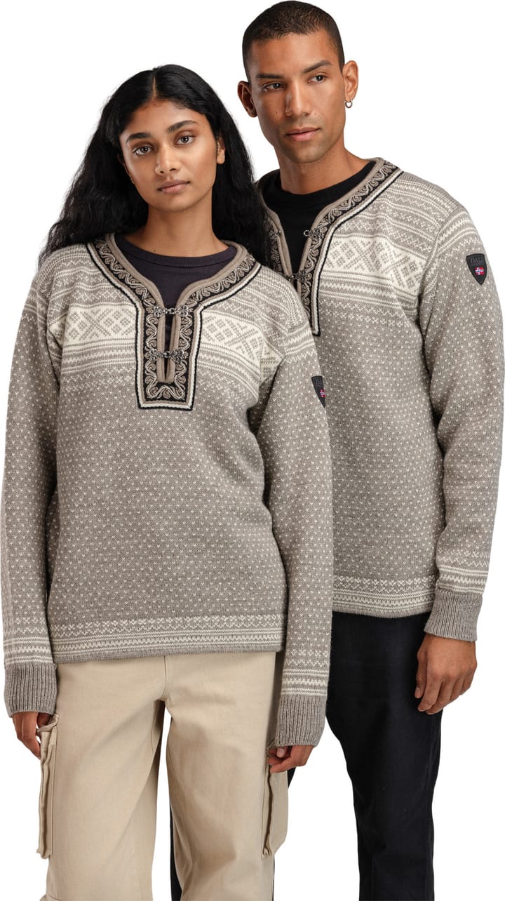 Dale of Norway Unisex Setesdal Sweater Norweigan Wool Vanilla Sugar/Natural White Dale of Norway