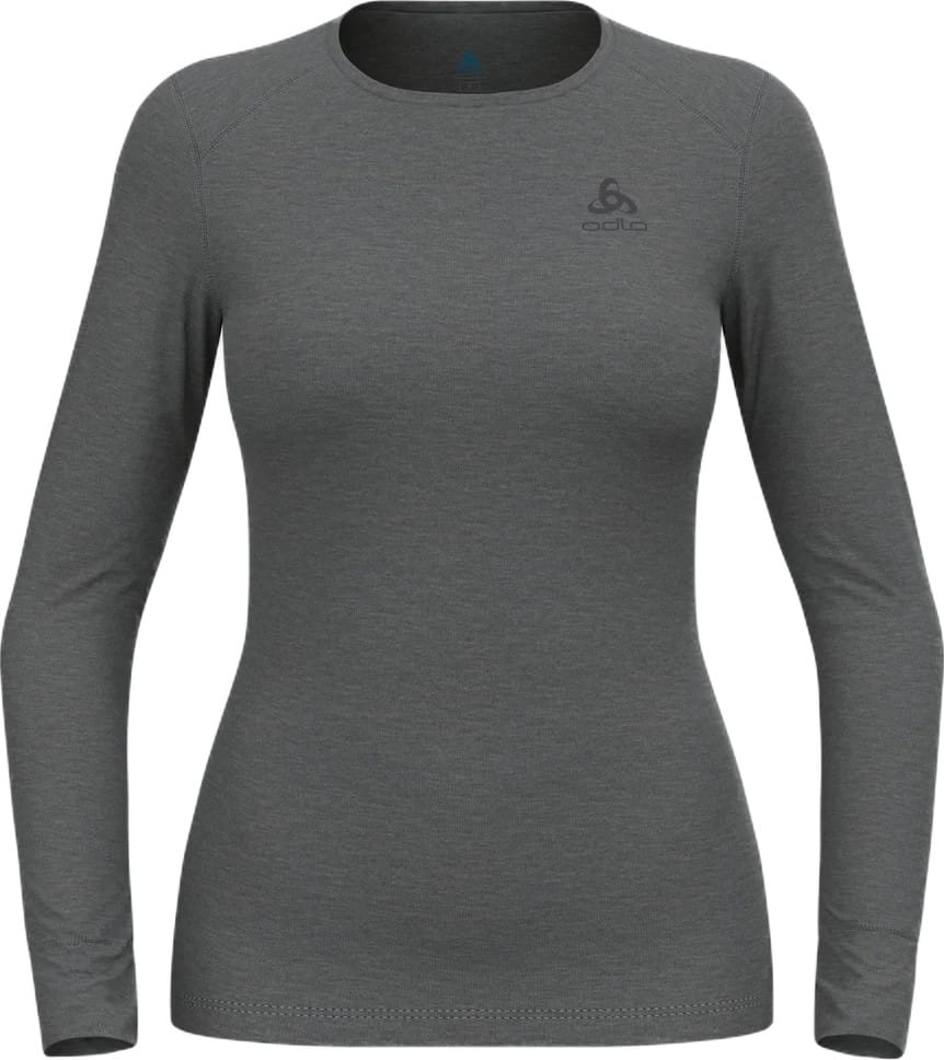 Odlo Women's Active Warm ECO Baselayer Shirt Odlo Steel Grey Melange