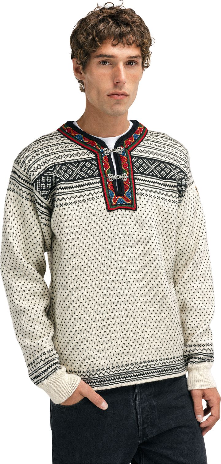 Dale of Norway Unisex Setesdal Sweater Norweigan Wool Offwhite/Black Dale of Norway