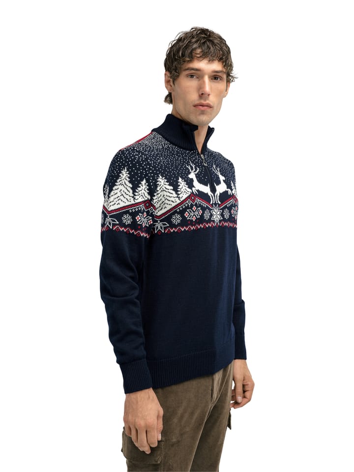 Dale of Norway Dale Christmas Men's Sweater Navyoffwhiteredrose Dale of Norway