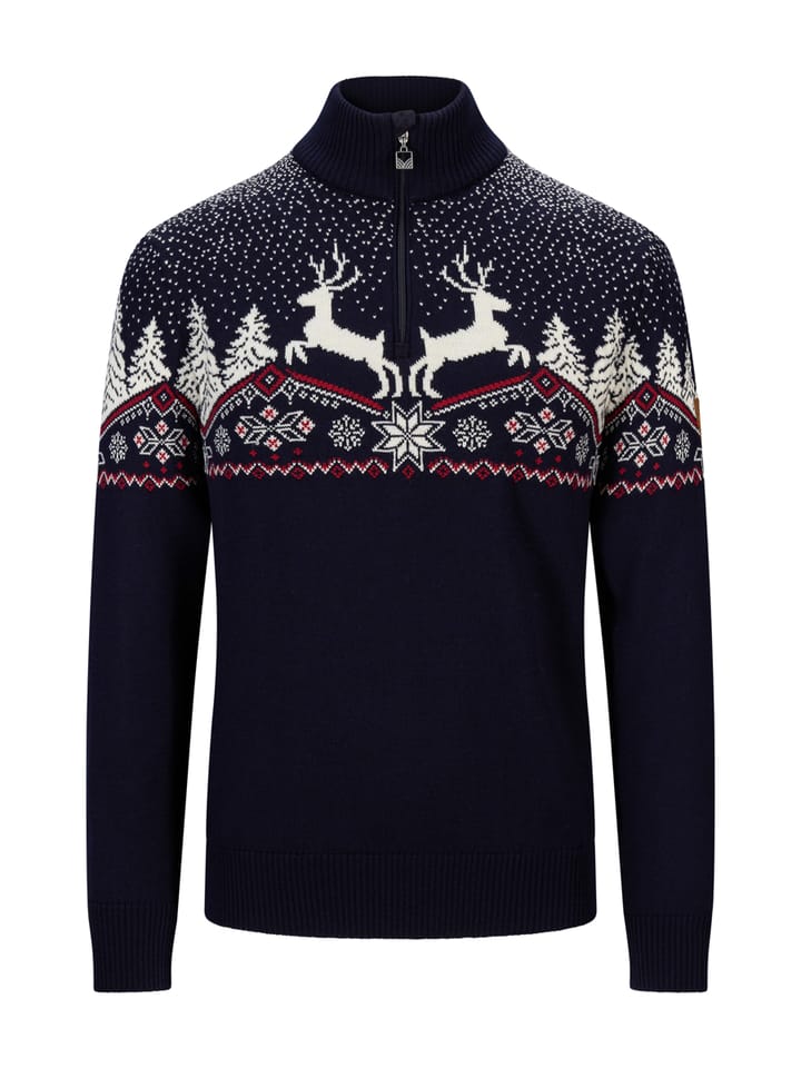Dale of Norway Dale Christmas Men's Sweater Navyoffwhiteredrose Dale of Norway