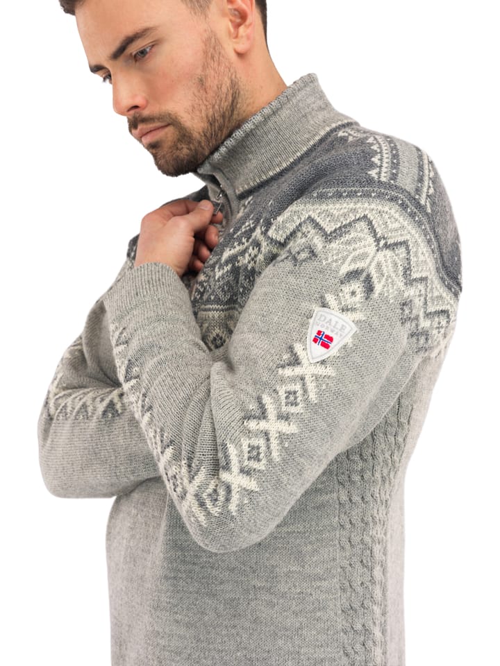 Dale of Norway 140th Anniversary Men's Sweater Lightcharcoal/Smoke/Offwhite Dale of Norway