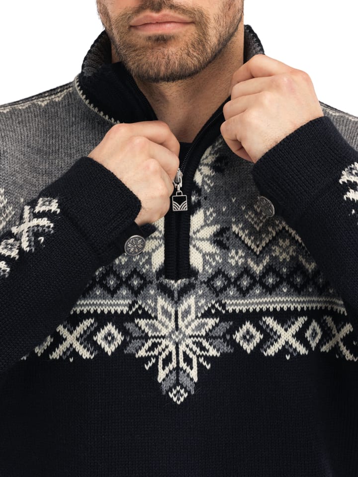 Dale of Norway 140th Anniversary Men's Sweater Black/Smoke/Offwhite Dale of Norway Dale of Norway 140th Anniversary Men's Sweater Black/Smoke/Offwhite Dale of Norway