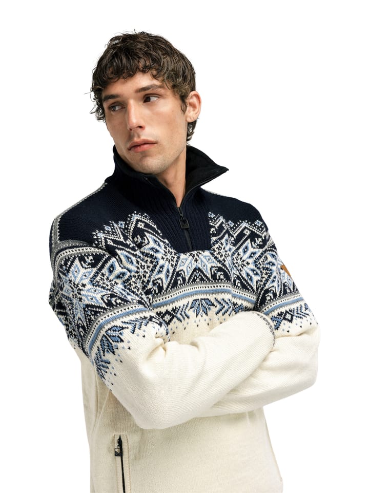 Dale of Norway Men's Vail Weatherproof Sweater Offwhite/smoke/navy/blue Dale of Norway