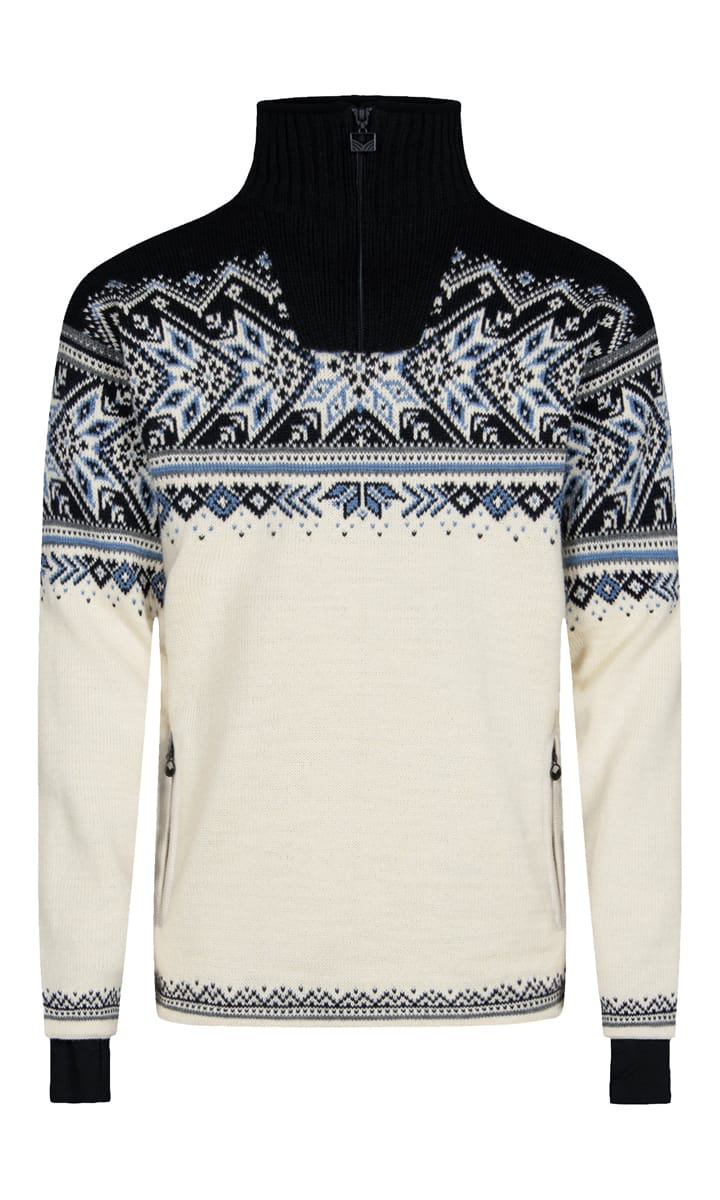 Dale of Norway Men's Vail Weatherproof Sweater Offwhite/smoke/navy/blue Dale of Norway