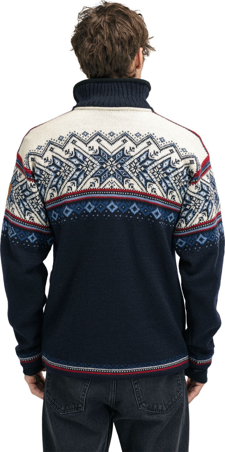 Dale of Norway Men's Vail Weatherproof Sweater Navyredroseoffwhite Dale of Norway