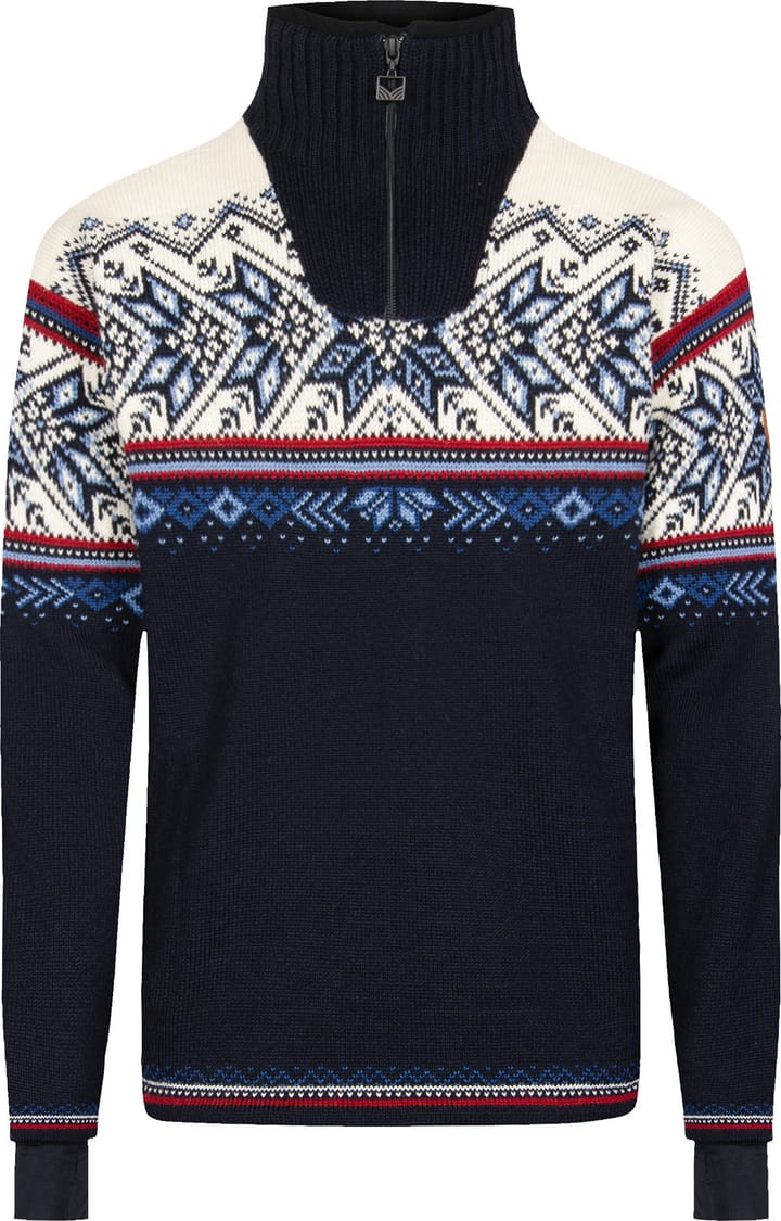 Dale of Norway Men's Vail Weatherproof Sweater Navyredroseoffwhite Dale of Norway