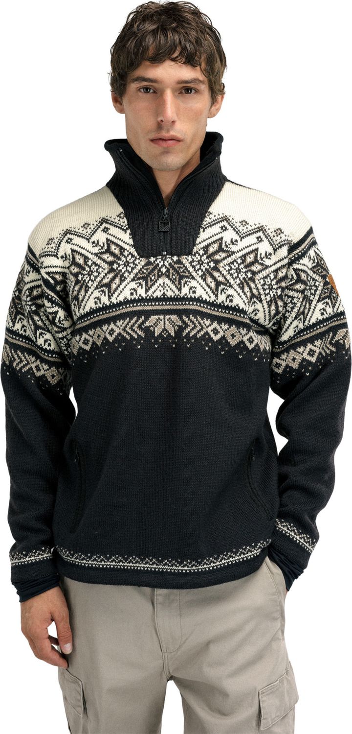 Dale of Norway Men's Vail Weatherproof Sweater Mountain Stone/Offwhite Dale of Norway
