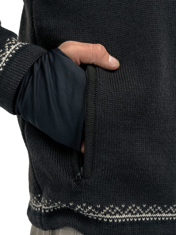Dale of Norway Men's Vail Weatherproof Sweater Mountain Stone/Offwhite Dale of Norway