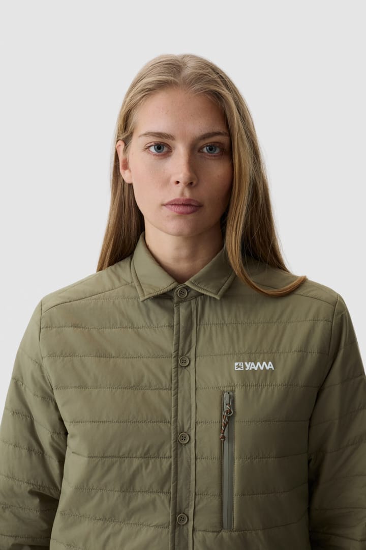 Yama Ember Puffer Shirt Moss Green Yama