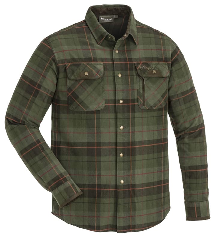 Pinewood Men's Prestwick Exclusive Shirt Green/Terracotta Pinewood Pinewood Men's Prestwick Exclusive Shirt Green/Terracotta Pinewood