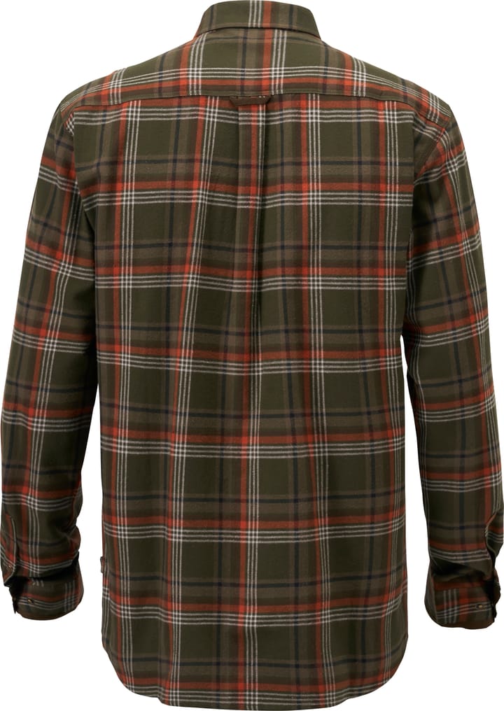 Pinewood Men's Prestwick Exclusive Shirt Green/burned Orange Pinewood
