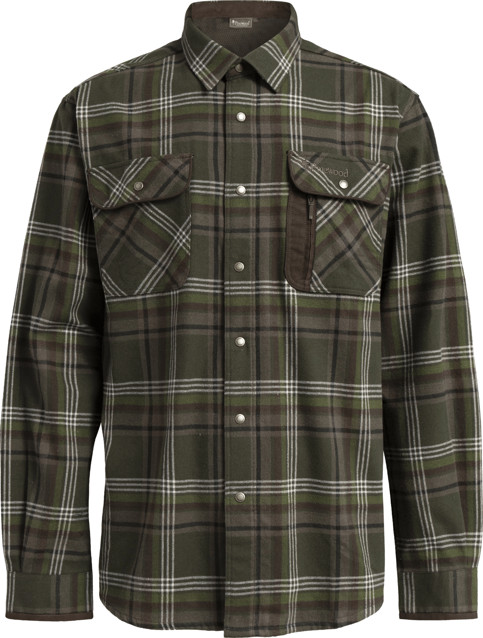Pinewood Men's Cornwall Shirt Green/Pine Green