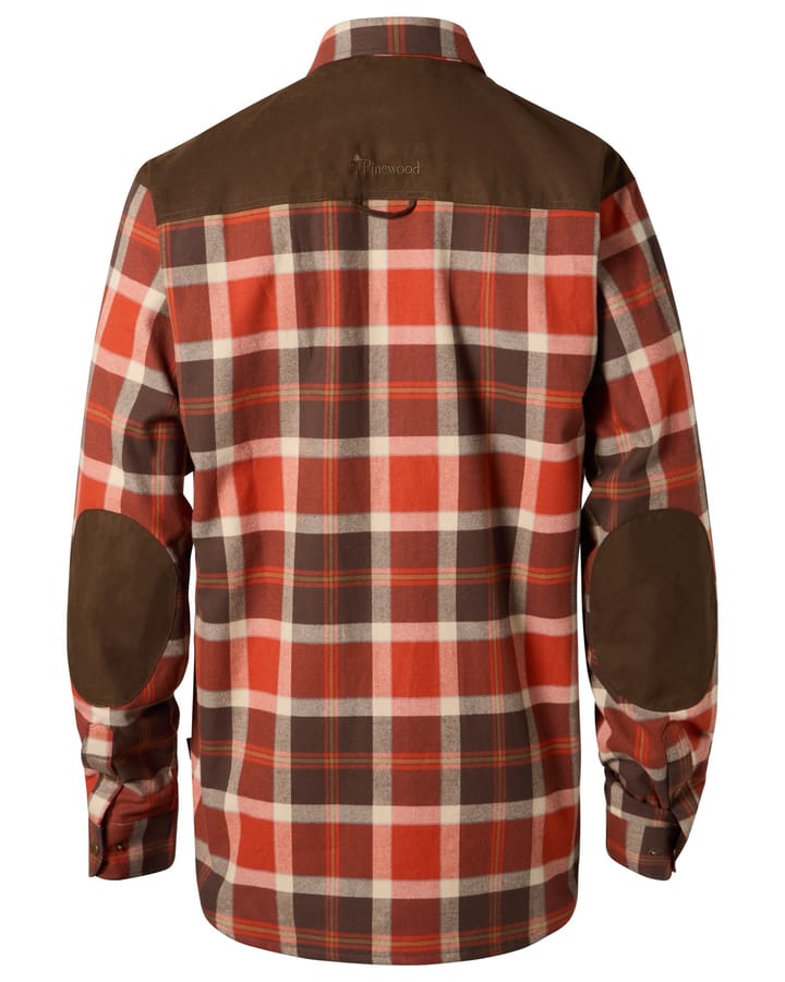 Pinewood Men's Douglas Shirt Orange Clay/d.brown Pinewood
