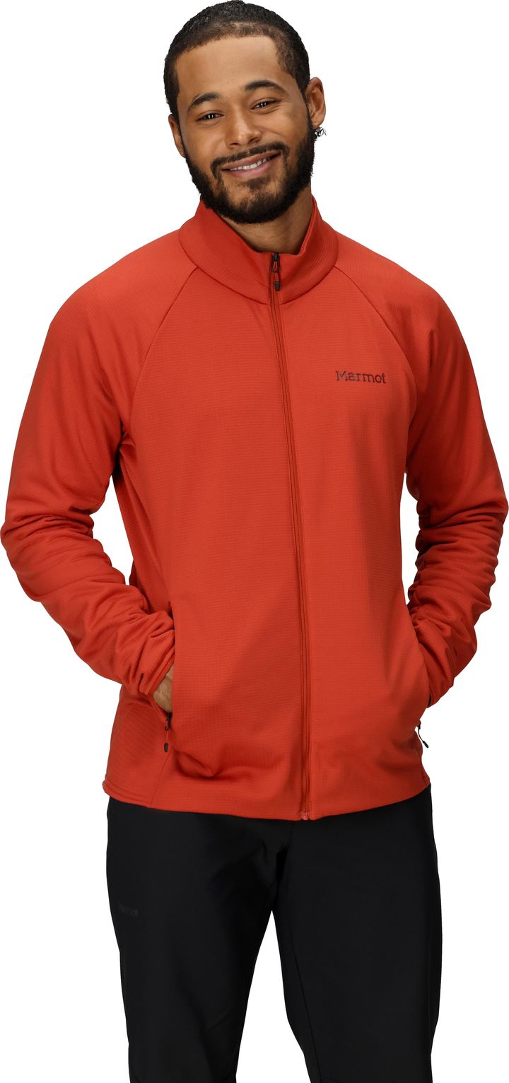 Marmot Men's Leconte Fleece Jacket Sumac Marmot