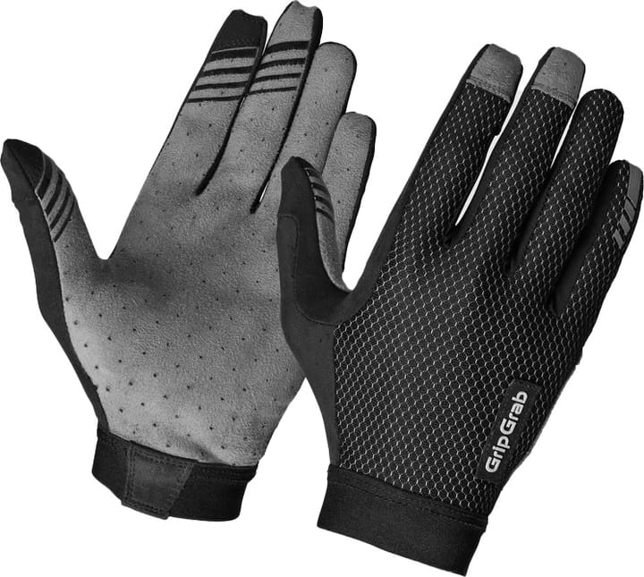 Gripgrab Vertical 2 Insidegrip™ Full Finger Summer Gloves Black Gripgrab