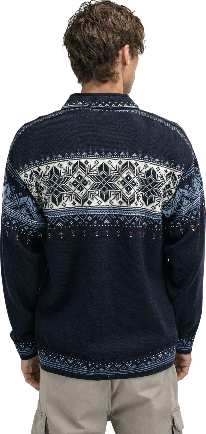 Dale of Norway Men's Blyfjell Knit Sweater Navy/Red/Offwhite/Indigo Blue Dale of Norway Dale of Norway Men's Blyfjell Knit Sweater Navy/Red/Offwhite/Indigo Blue Dale of Norway