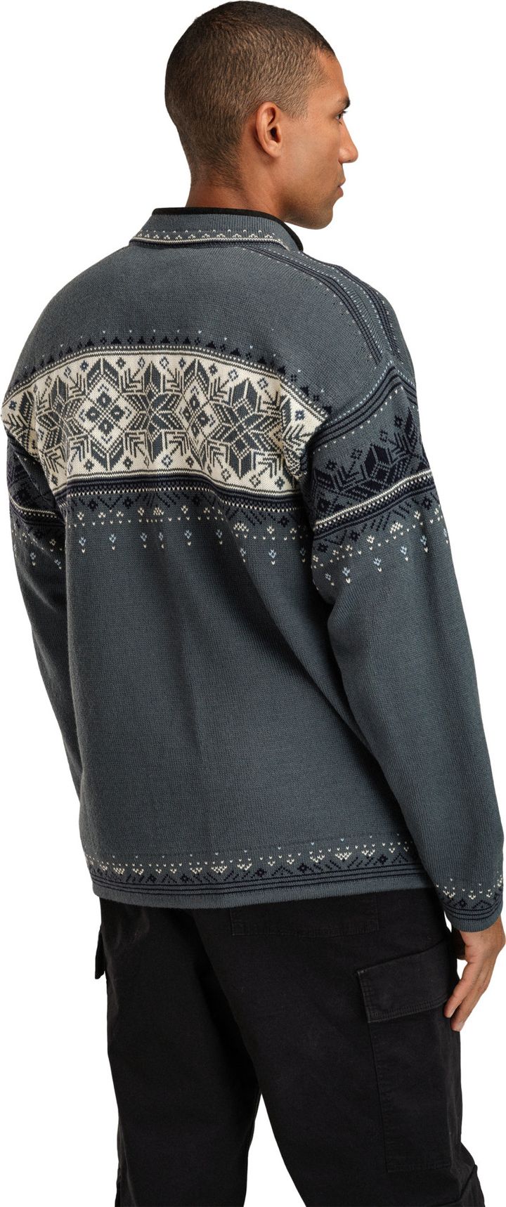 Dale of Norway Men's Blyfjell Knit Sweater Steel/Offwhite/Navy Dale of Norway