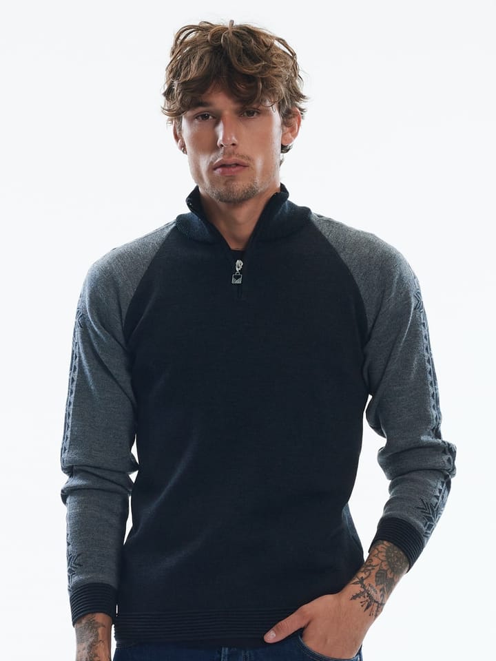 Dale of Norway Men's Geilo Sweater Dark Charcoal Smoke Dale of Norway