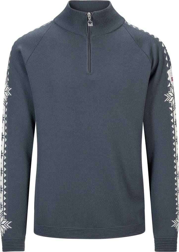 Dale of Norway Men's Geilo Sweater Steel Offwhite