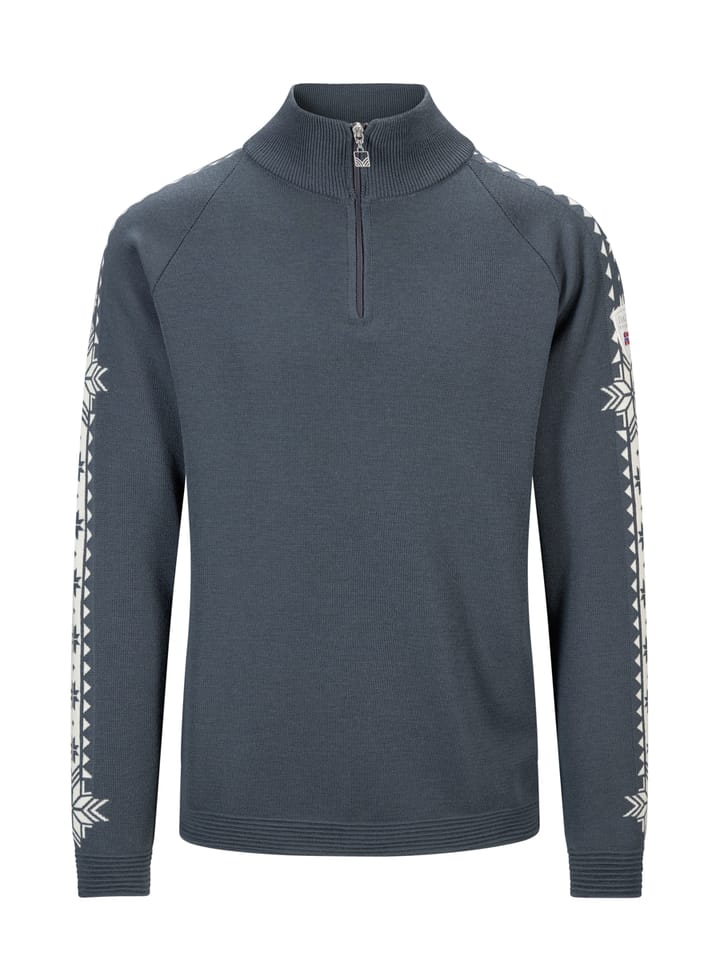 Dale of Norway Geilo Masc Sweater Steel Offwhite Dale of Norway