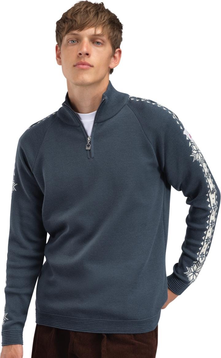 Dale of Norway Men's Geilo Sweater Steel Offwhite Dale of Norway