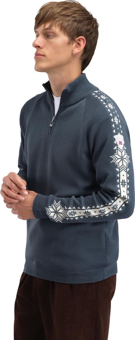 Dale of Norway Men's Geilo Sweater Steel Offwhite Dale of Norway