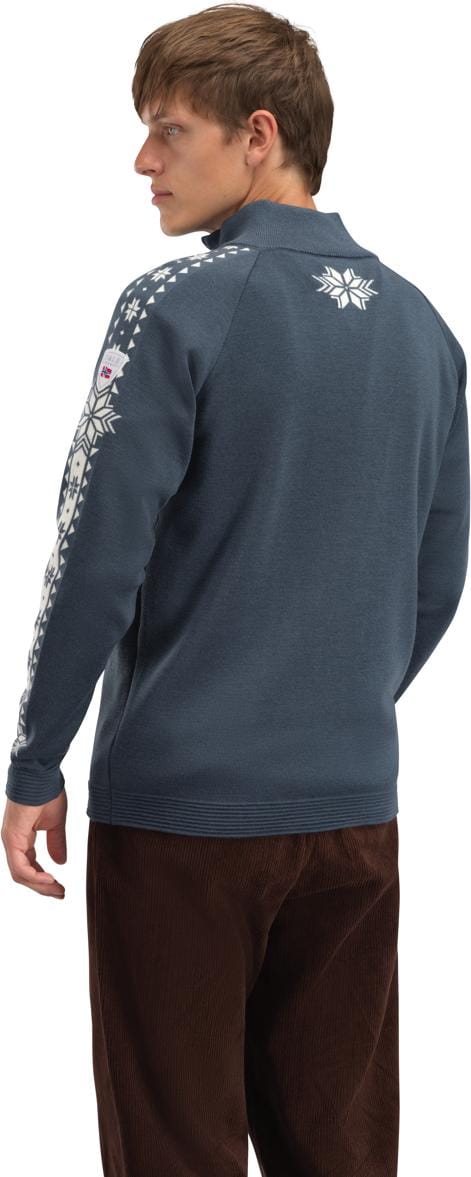 Dale of Norway Men's Geilo Sweater Steel Offwhite Dale of Norway
