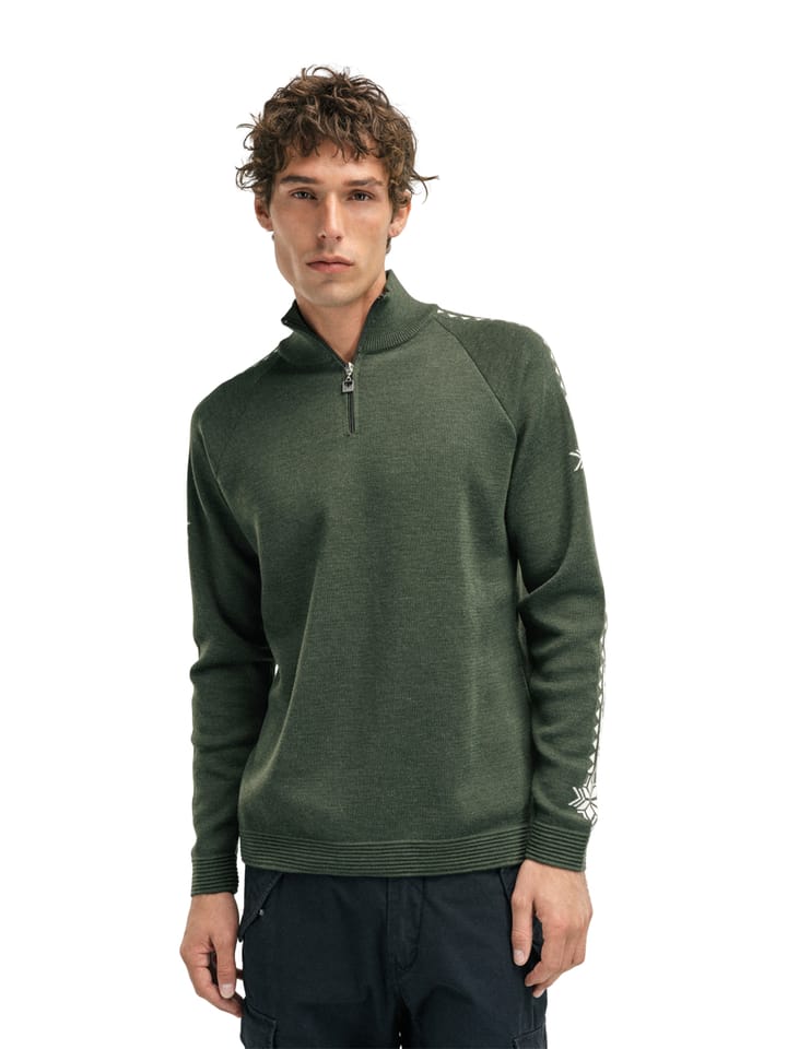 Dale of Norway Geilo Masc Sweater Dark Green Off White Dale of Norway