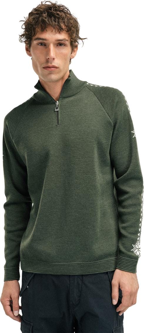 Dale of Norway Men's Geilo Sweater Dark Green Offwhite Dale of Norway