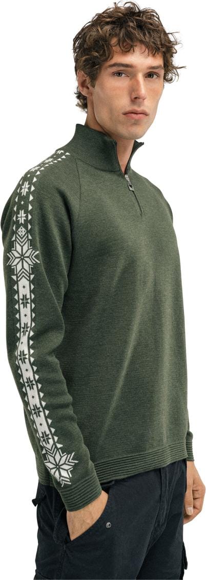 Dale of Norway Men's Geilo Sweater Dark Green Offwhite Dale of Norway