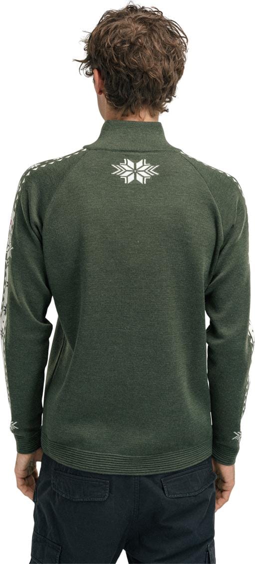 Dale of Norway Men's Geilo Sweater Dark Green Offwhite Dale of Norway