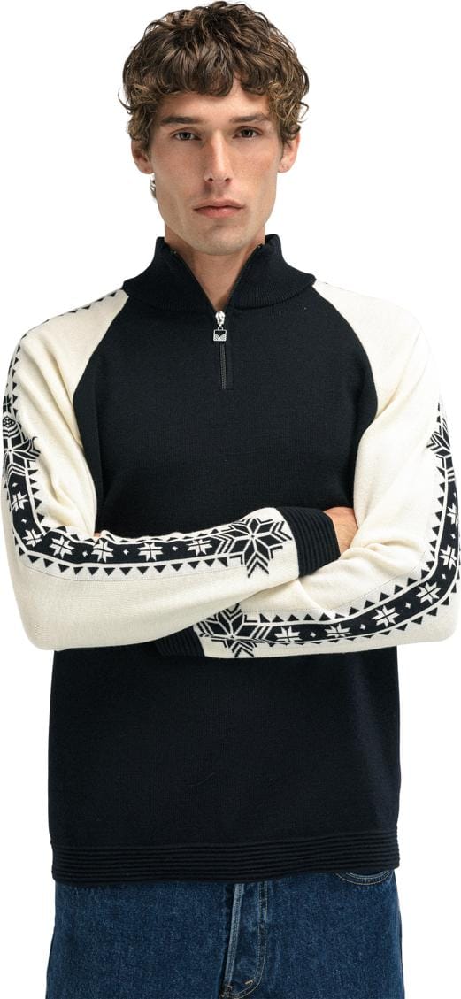 Dale of Norway Men's Geilo Sweater Black Offwhite Dale of Norway