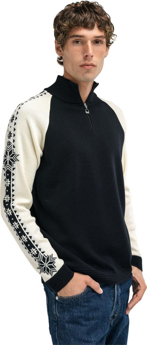 Dale of Norway Men's Geilo Sweater Black Offwhite Dale of Norway