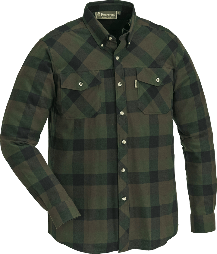 Pinewood Men's Lumbo Shirt Green/Black Pinewood
