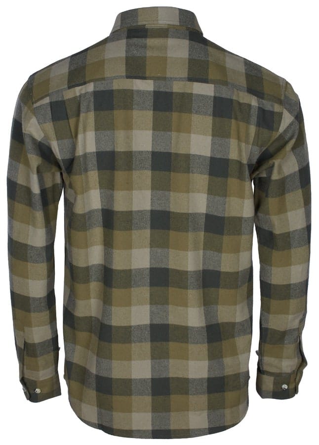 Pinewood Men's Shirt Lumbo  Olive/Suede Brown Pinewood