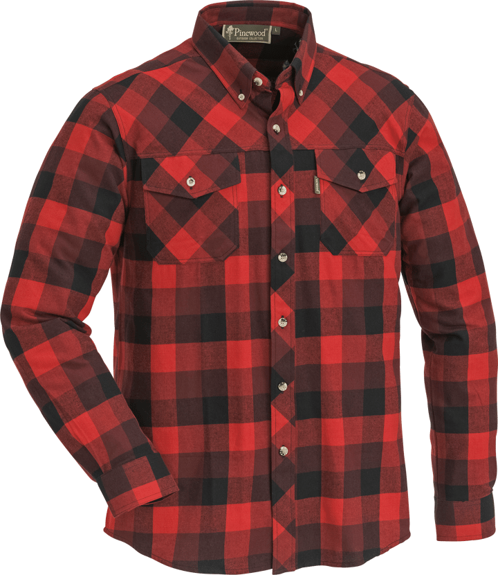 Pinewood Men's Lumbo Shirt Red/Black Pinewood