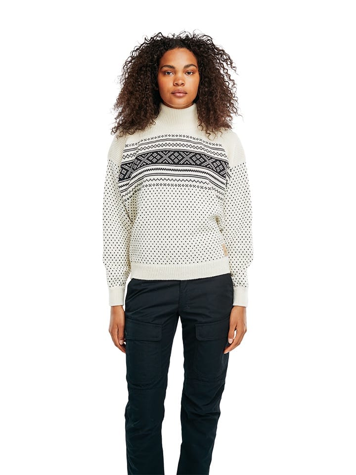 Dale Of Norway As Valløy Feminine Sweater Offwhite Black Dale of Norway