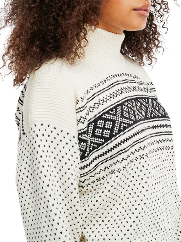 Dale of Norway Valløy Feminine Sweater Off White Black Dale of Norway