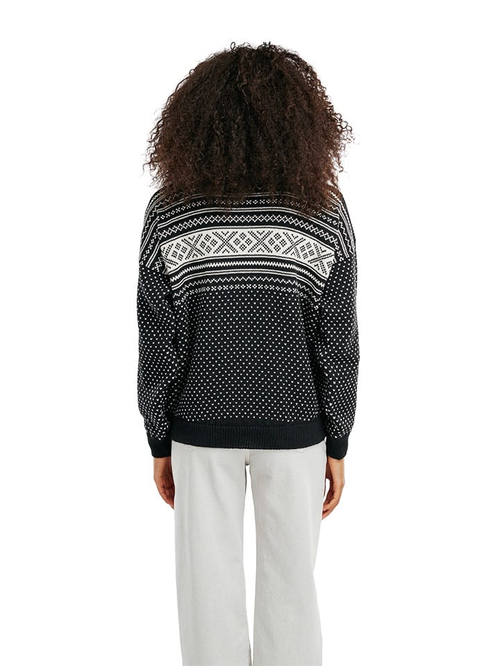 Dale of Norway Valløy Feminine Sweater Black Off White Dale of Norway